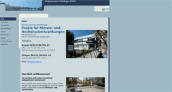 Desktop Screenshot of dialyse-wieblingen.de